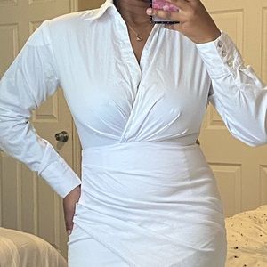 Medium white fashion nova dress